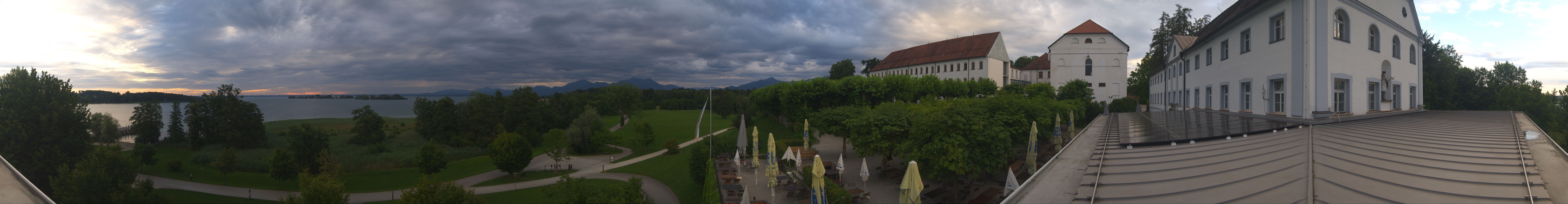 Archiv Foto Webcam Panoramablick von der Herreninsel im Chiemsee