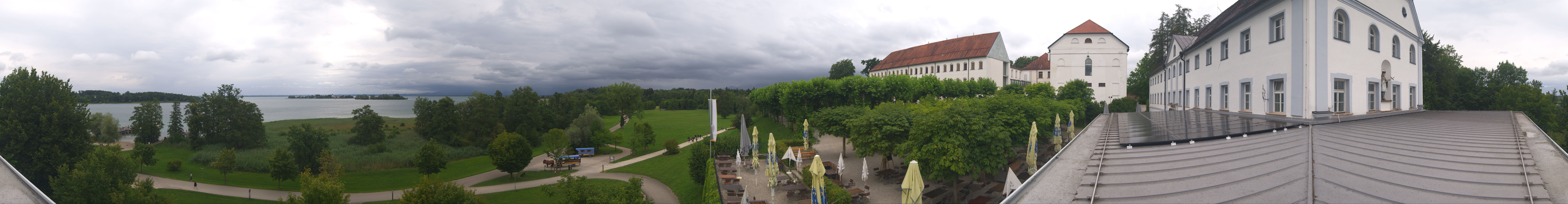 Archiv Foto Webcam Panoramablick von der Herreninsel im Chiemsee
