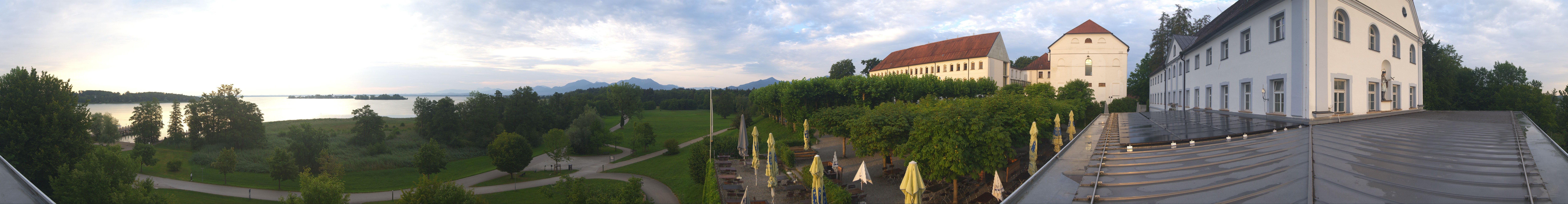 Archiv Foto Webcam Panoramablick von der Herreninsel im Chiemsee