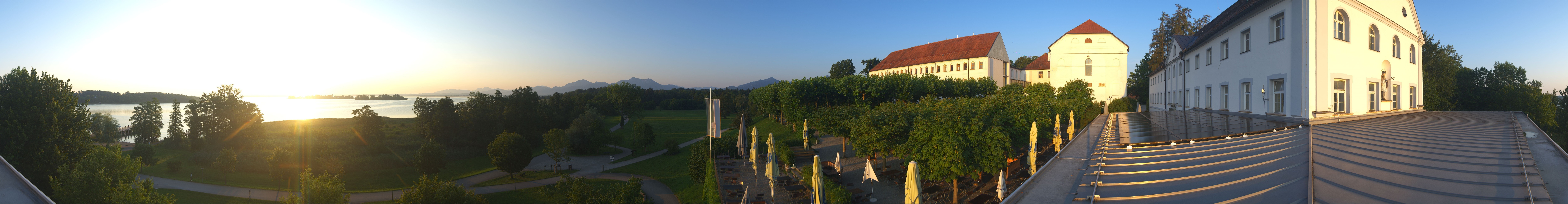 Archiv Foto Webcam Panoramablick von der Herreninsel im Chiemsee