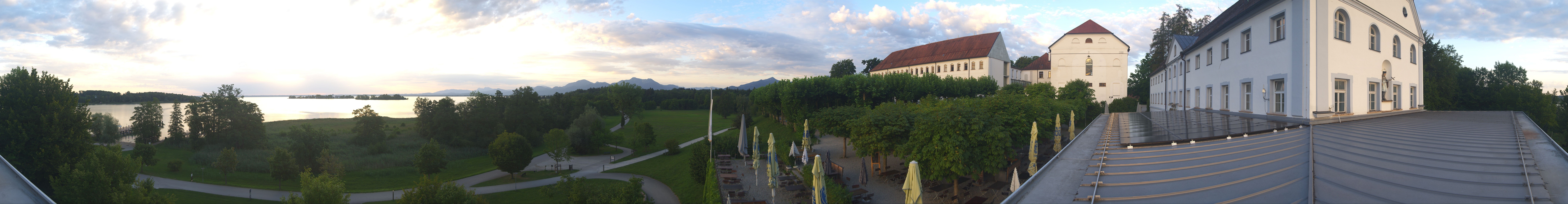 Archiv Foto Webcam Panoramablick von der Herreninsel im Chiemsee