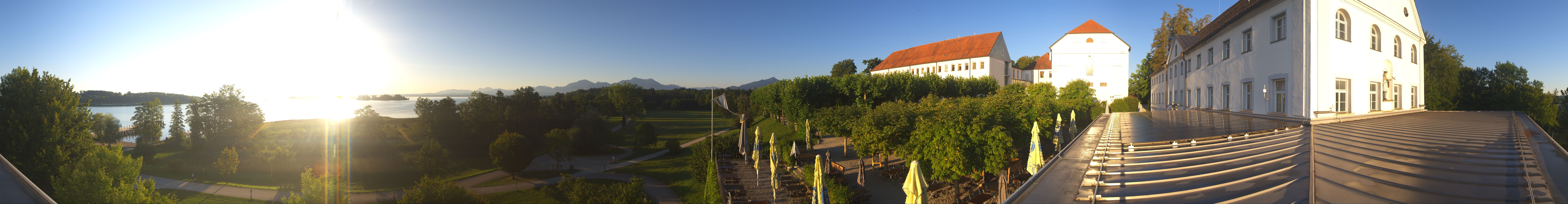 Archiv Foto Webcam Panoramablick von der Herreninsel im Chiemsee