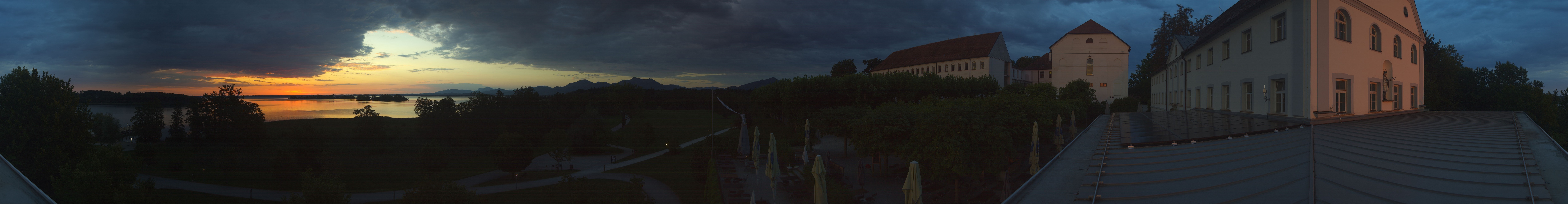 Archiv Foto Webcam Panoramablick von der Herreninsel im Chiemsee