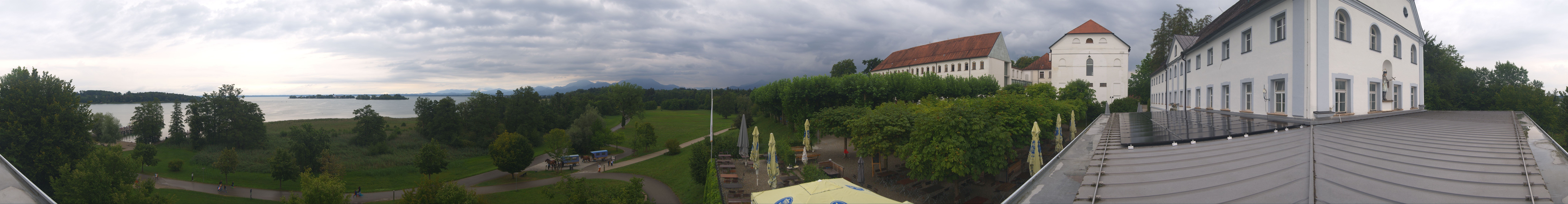 Archiv Foto Webcam Panoramablick von der Herreninsel im Chiemsee