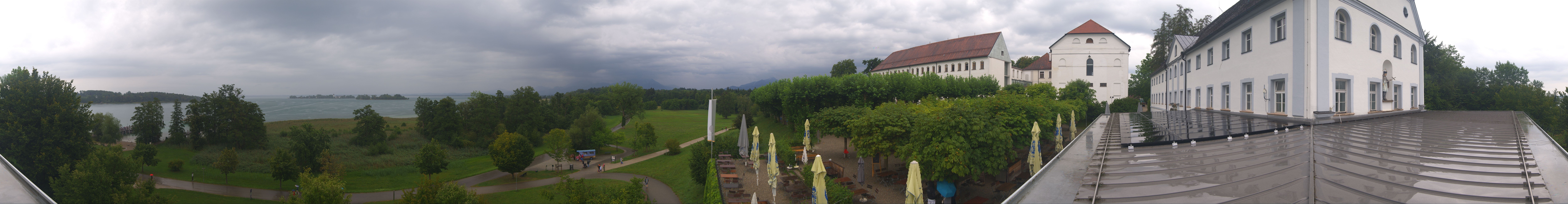 Archiv Foto Webcam Panoramablick von der Herreninsel im Chiemsee