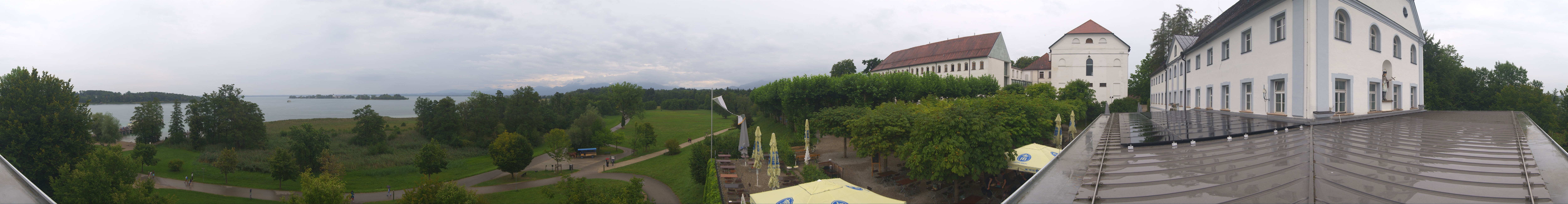 Archiv Foto Webcam Panoramablick von der Herreninsel im Chiemsee