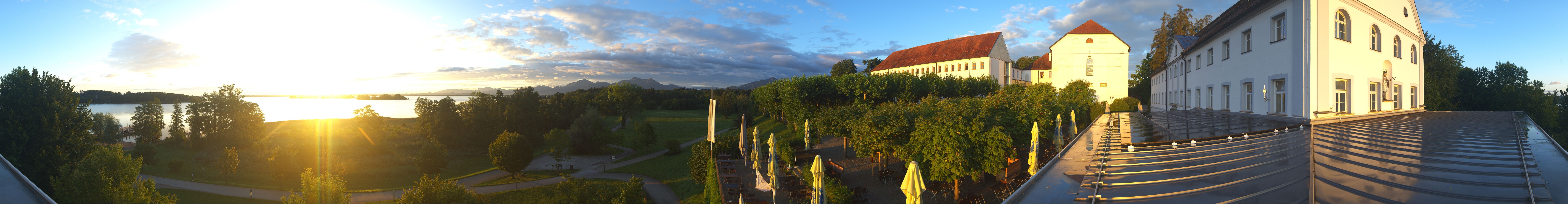 Archiv Foto Webcam Panoramablick von der Herreninsel im Chiemsee