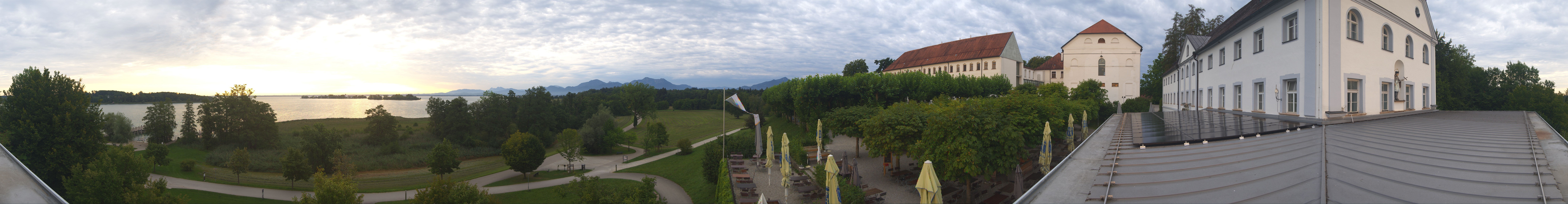Archived image Webcam Panoramic view of Herreninsel