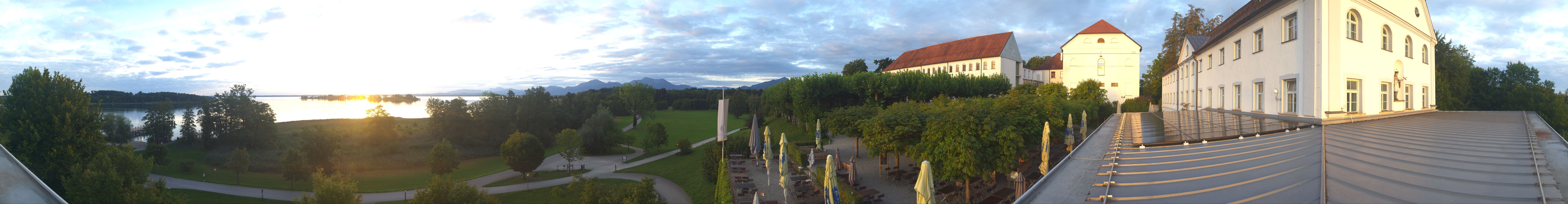 Archiv Foto Webcam Panoramablick von der Herreninsel im Chiemsee