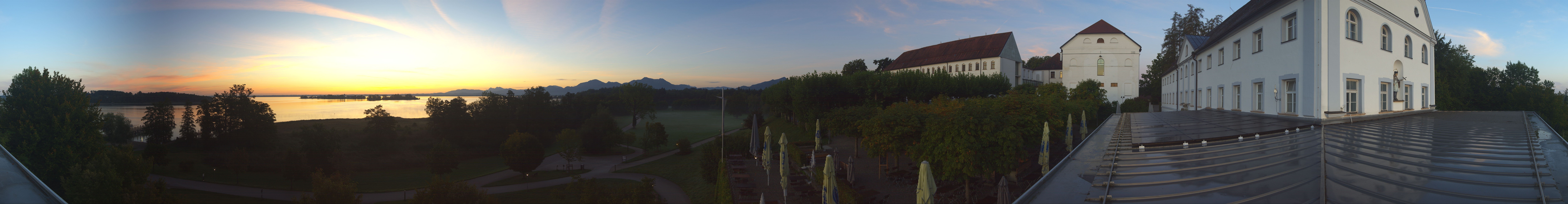 Archiv Foto Webcam Panoramablick von der Herreninsel im Chiemsee