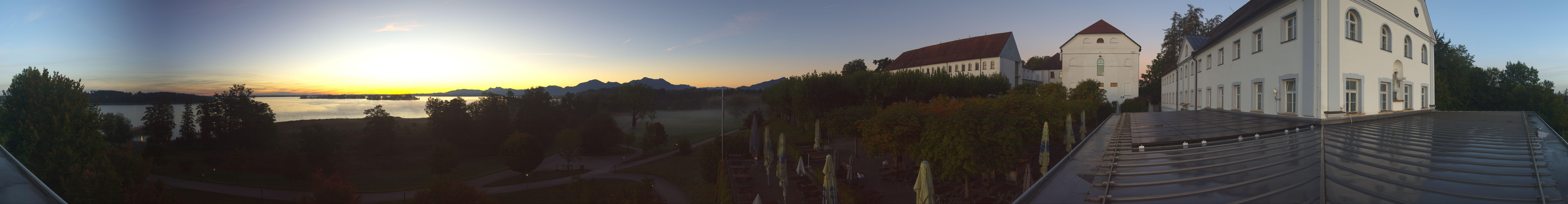 Archiv Foto Webcam Panoramablick von der Herreninsel im Chiemsee