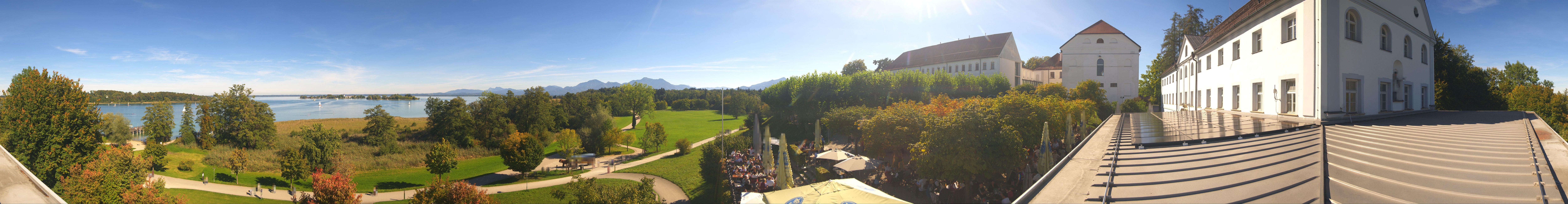 Archived image Webcam Panoramic view of Herreninsel