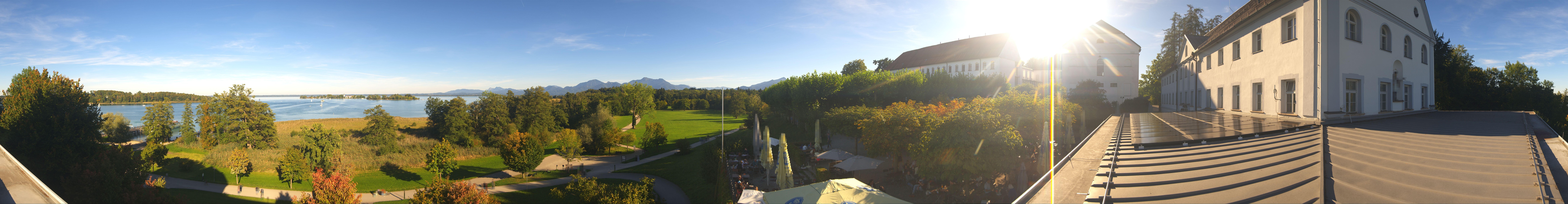 Archived image Webcam Panoramic view of Herreninsel