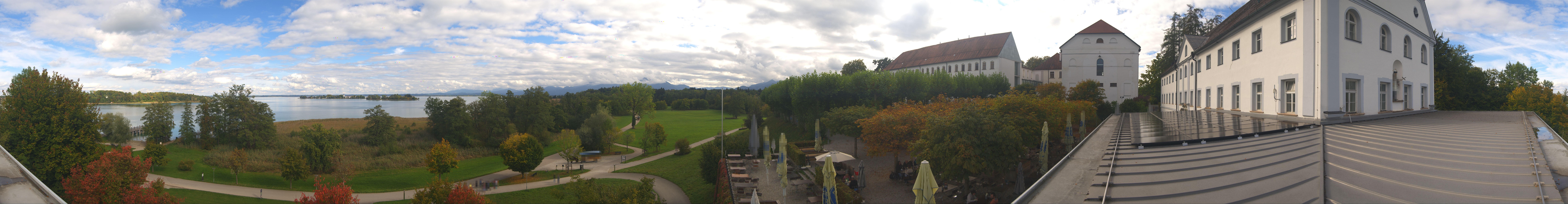 Archived image Webcam Panoramic view of Herreninsel