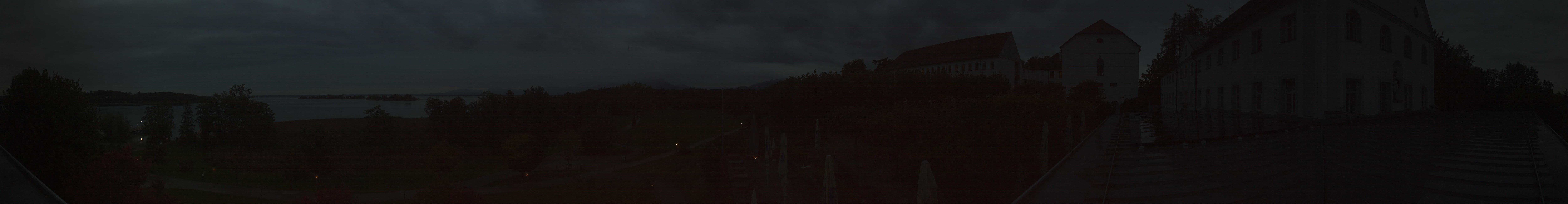 Archiv Foto Webcam Panoramablick von der Herreninsel im Chiemsee