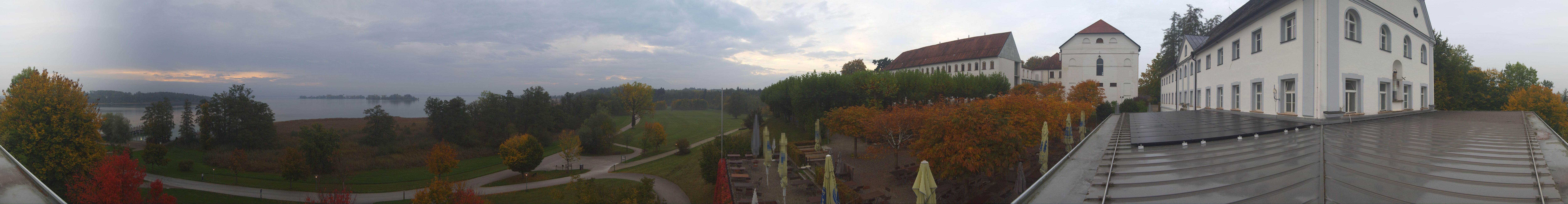 Archiv Foto Webcam Panoramablick von der Herreninsel im Chiemsee
