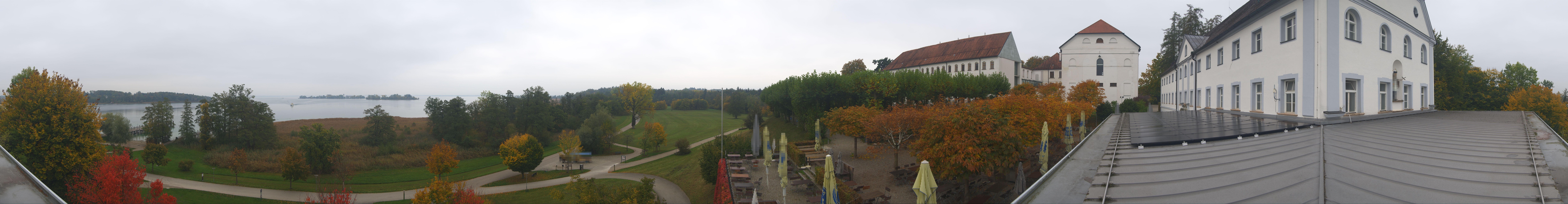 Archiv Foto Webcam Panoramablick von der Herreninsel im Chiemsee