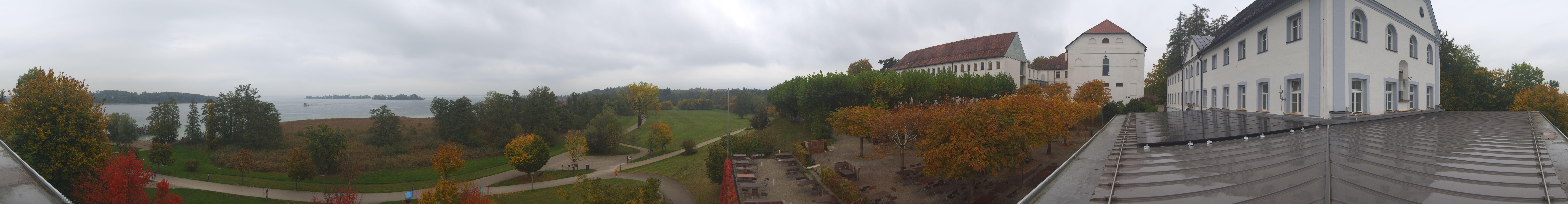 Archiv Foto Webcam Panoramablick von der Herreninsel im Chiemsee