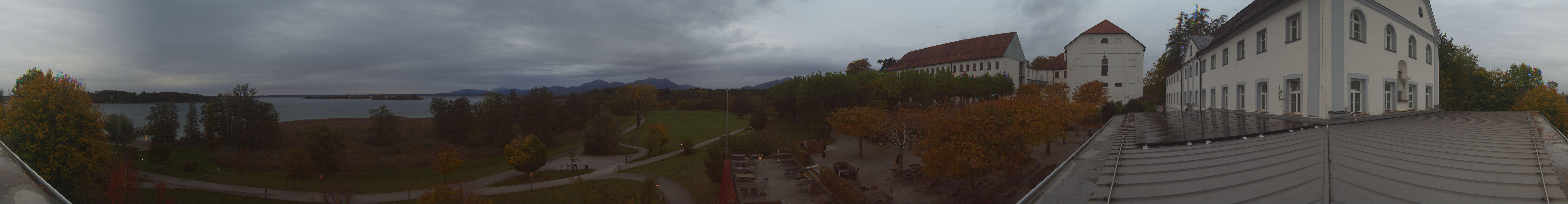 Archiv Foto Webcam Panoramablick von der Herreninsel im Chiemsee