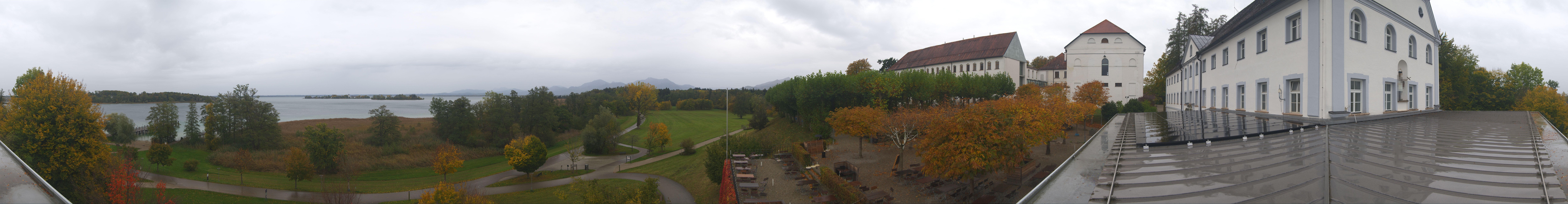 Archiv Foto Webcam Panoramablick von der Herreninsel im Chiemsee