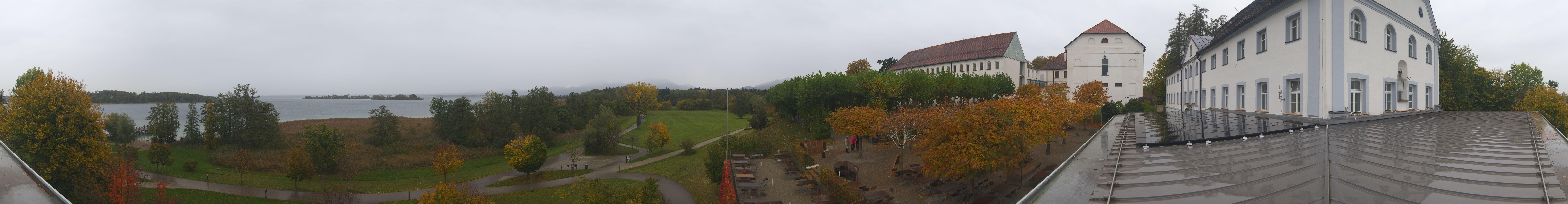 Archiv Foto Webcam Panoramablick von der Herreninsel im Chiemsee
