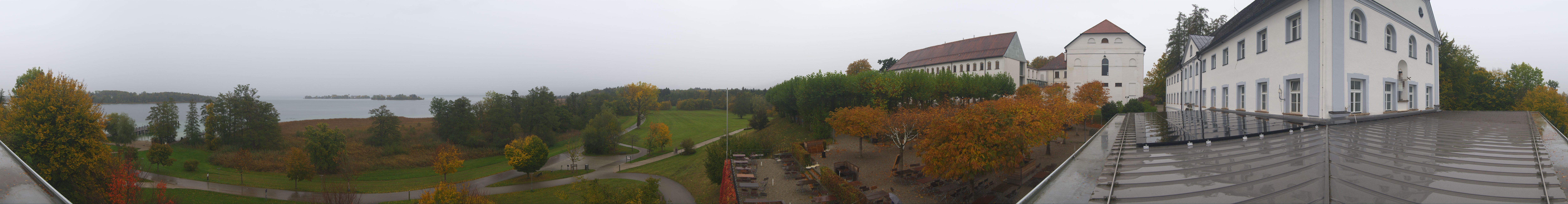 Archiv Foto Webcam Panoramablick von der Herreninsel im Chiemsee
