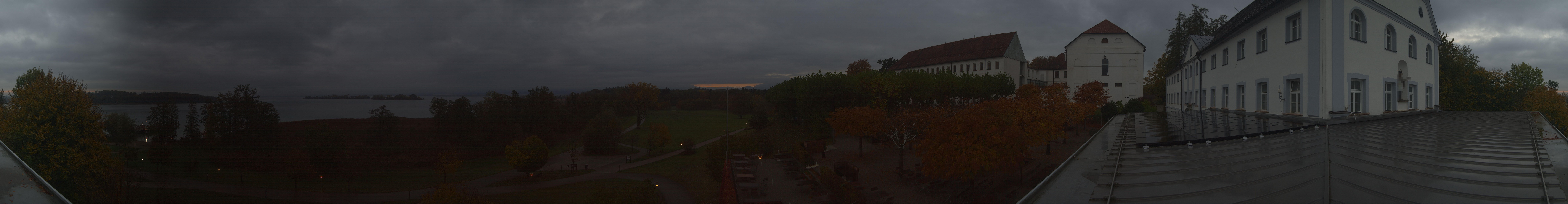 Archiv Foto Webcam Panoramablick von der Herreninsel im Chiemsee