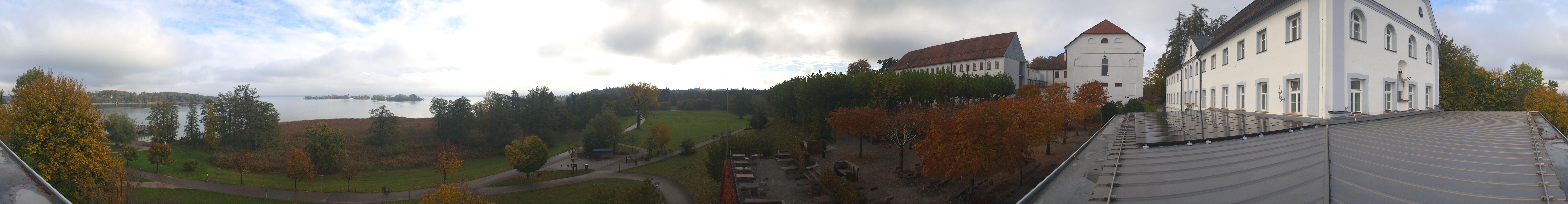 Archiv Foto Webcam Panoramablick von der Herreninsel im Chiemsee