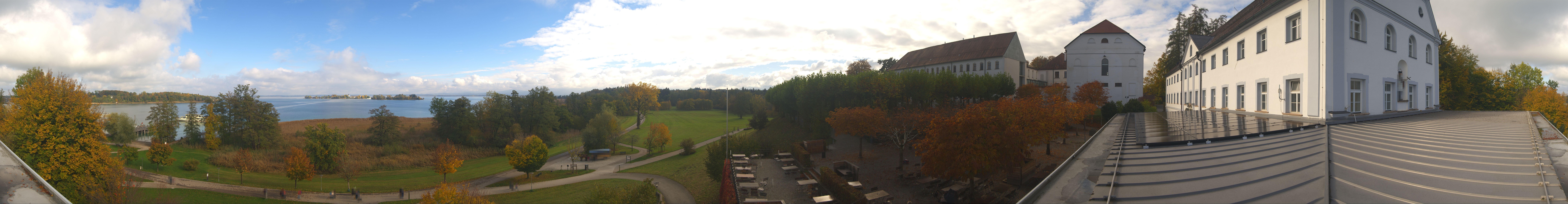 Archiv Foto Webcam Panoramablick von der Herreninsel im Chiemsee