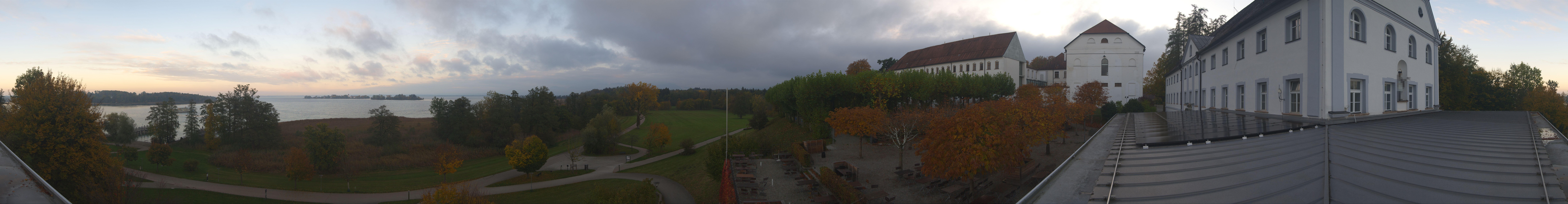 Archiv Foto Webcam Panoramablick von der Herreninsel im Chiemsee