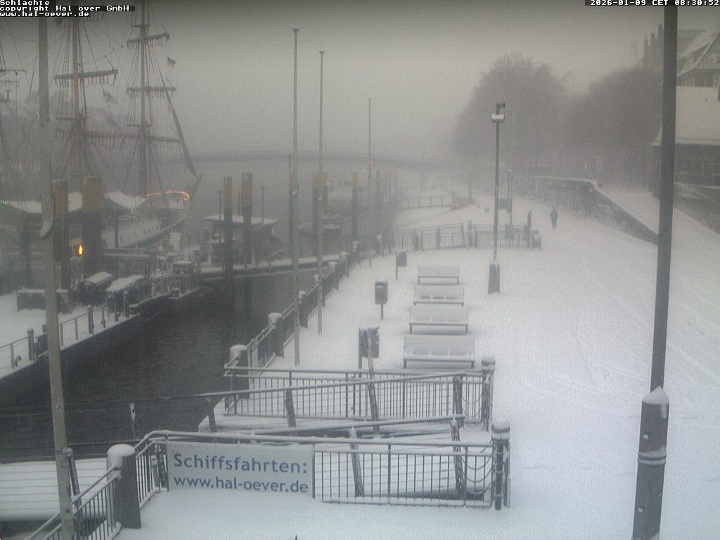 Archiv Foto Webcam Weserpromenade Schlachte Bremen