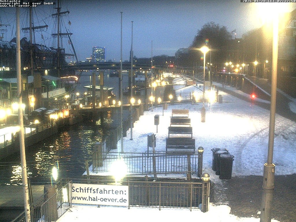 Archiv Foto Webcam Weserpromenade Schlachte Bremen