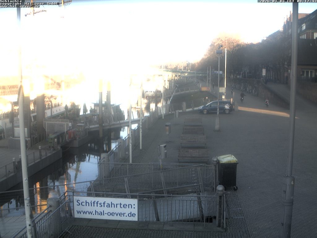 Archiv Foto Webcam Weserpromenade Schlachte Bremen