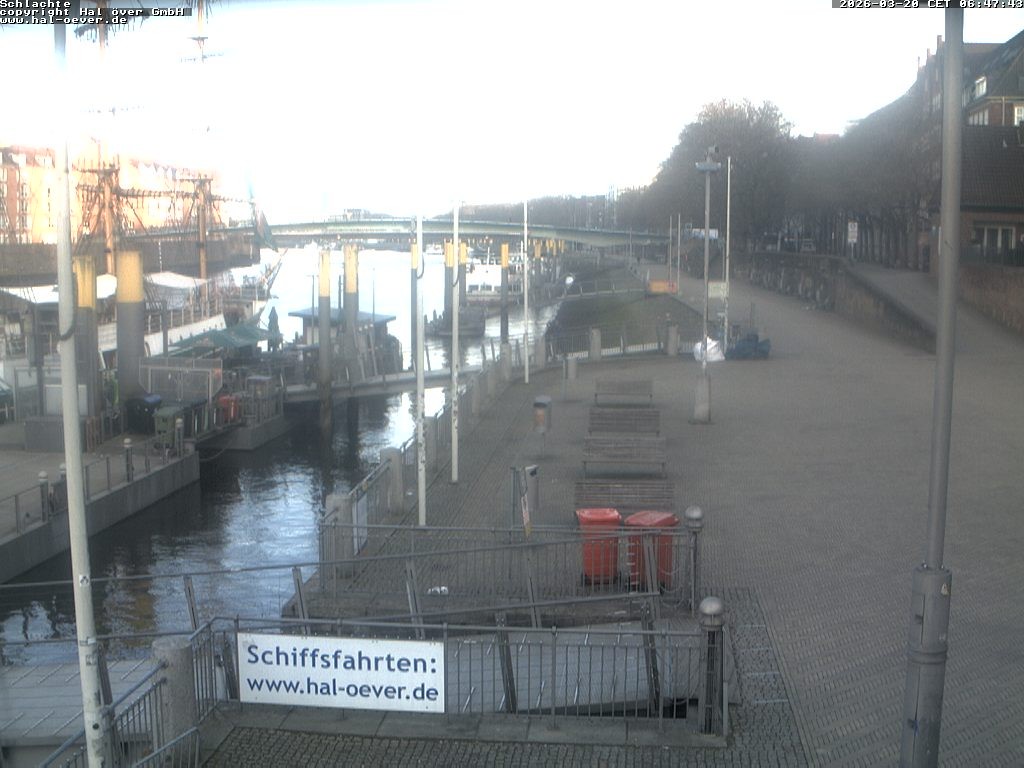 Archiv Foto Webcam Weserpromenade Schlachte Bremen