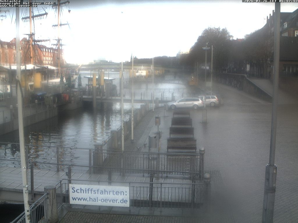 Archiv Foto Webcam Weserpromenade Schlachte Bremen