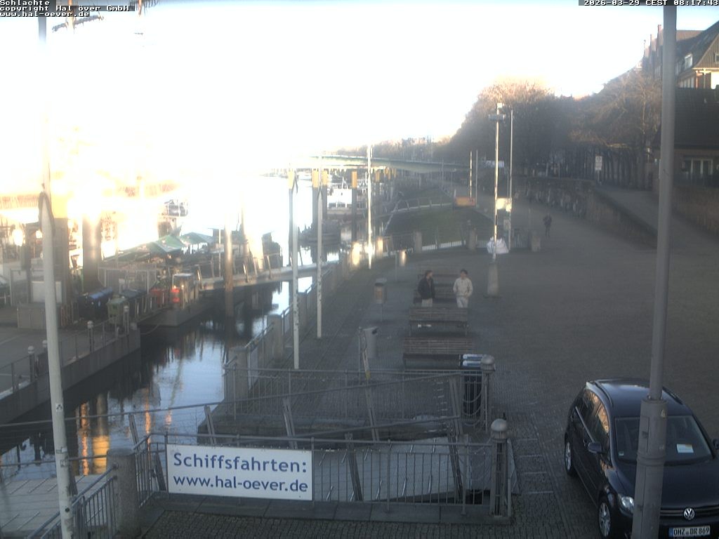 Archiv Foto Webcam Weserpromenade Schlachte Bremen