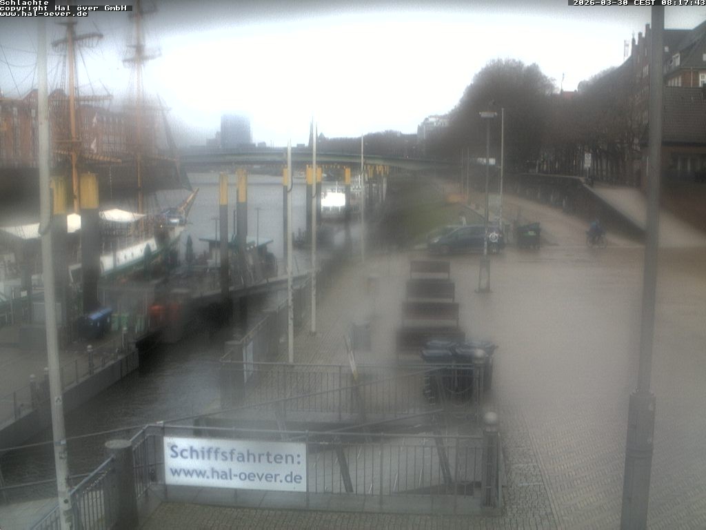 Archiv Foto Webcam Weserpromenade Schlachte Bremen