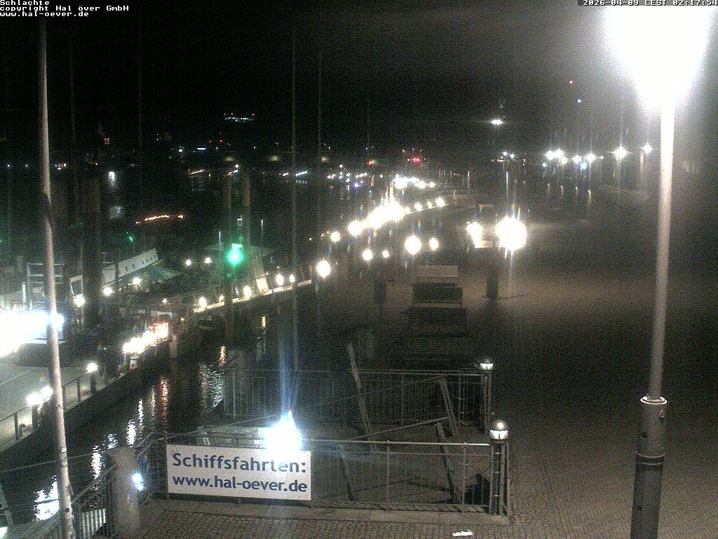 Archived image Webcam River Walk Schlachte Bremen