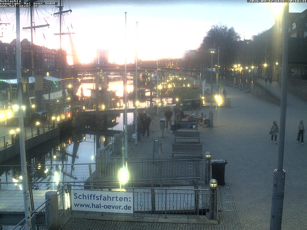 Archiv Foto Webcam Weserpromenade Schlachte Bremen