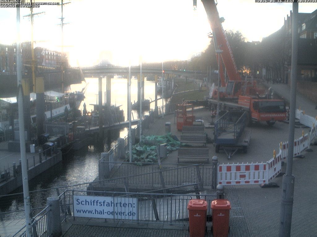 Archiv Foto Webcam Weserpromenade Schlachte Bremen