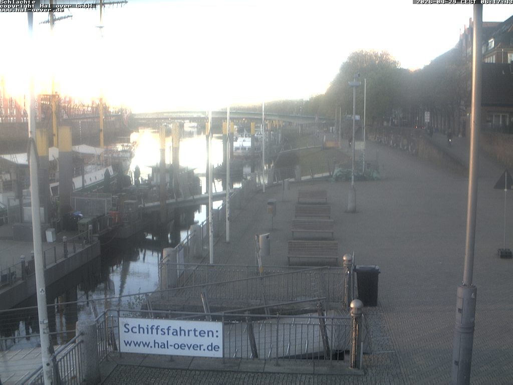 Archiv Foto Webcam Weserpromenade Schlachte Bremen