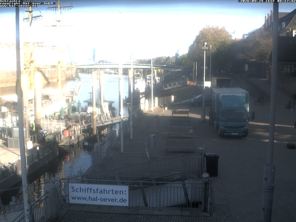 Archiv Foto Webcam Weserpromenade Schlachte Bremen