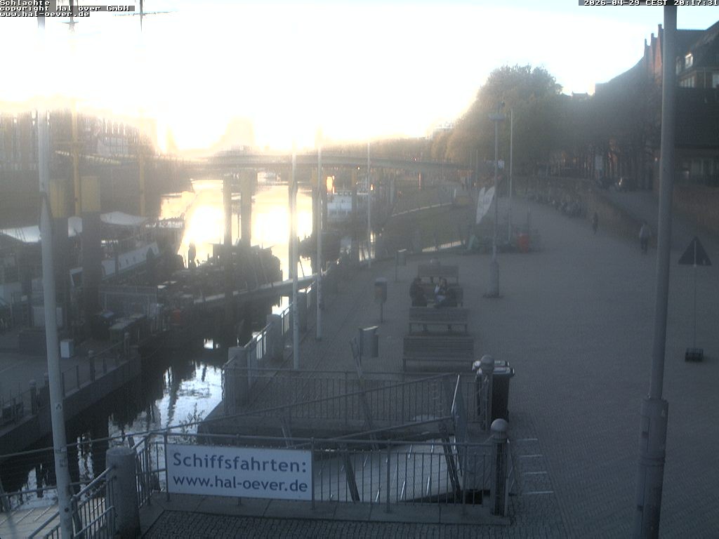 Archiv Foto Webcam Weserpromenade Schlachte Bremen