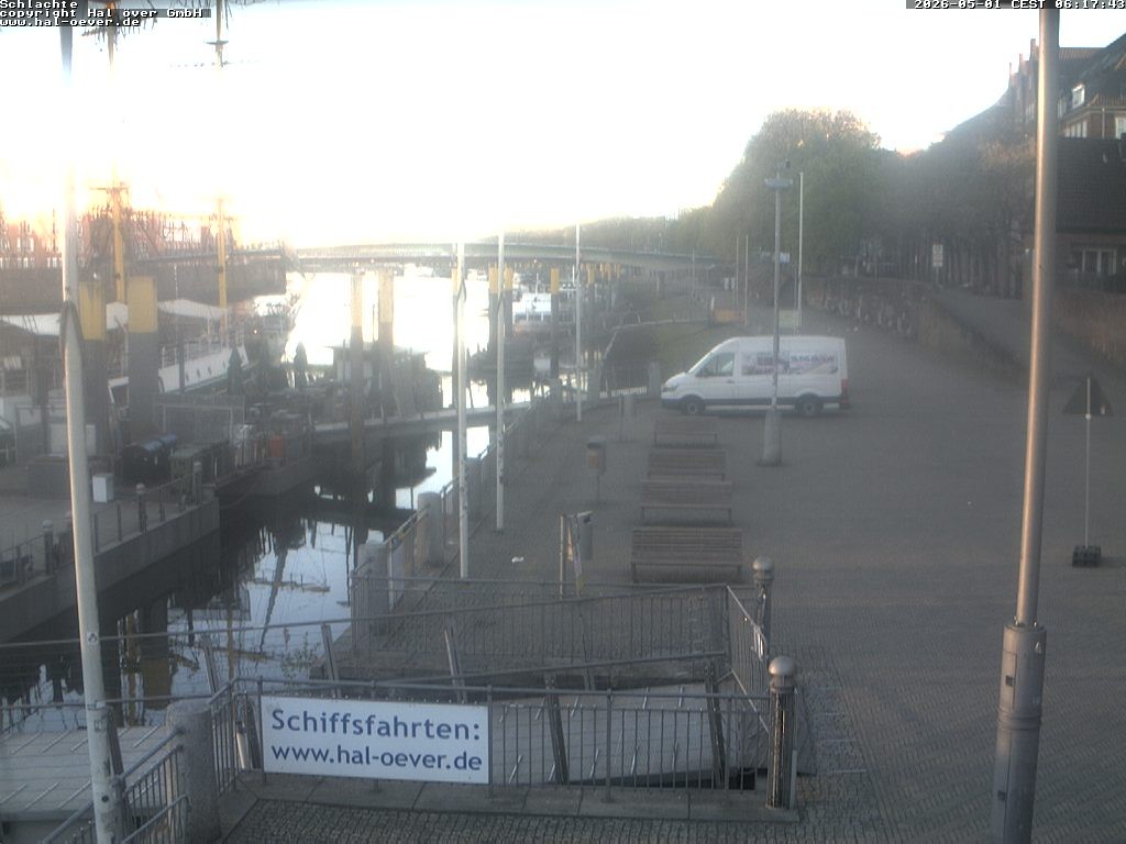Archiv Foto Webcam Weserpromenade Schlachte Bremen