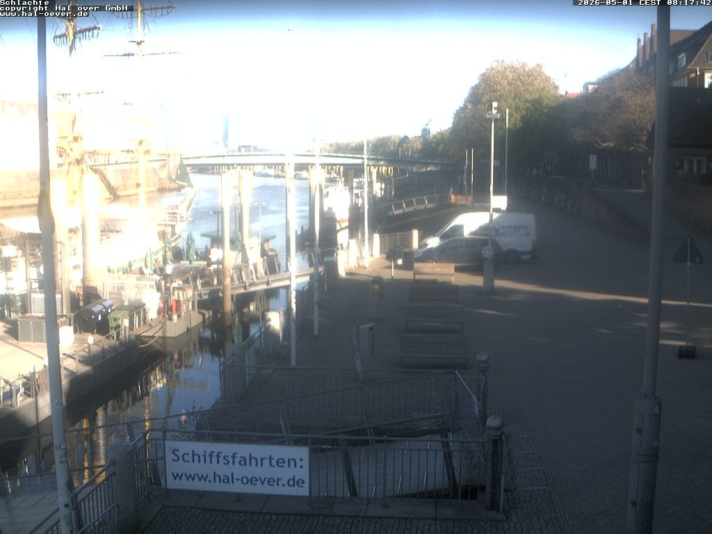 Archiv Foto Webcam Weserpromenade Schlachte Bremen