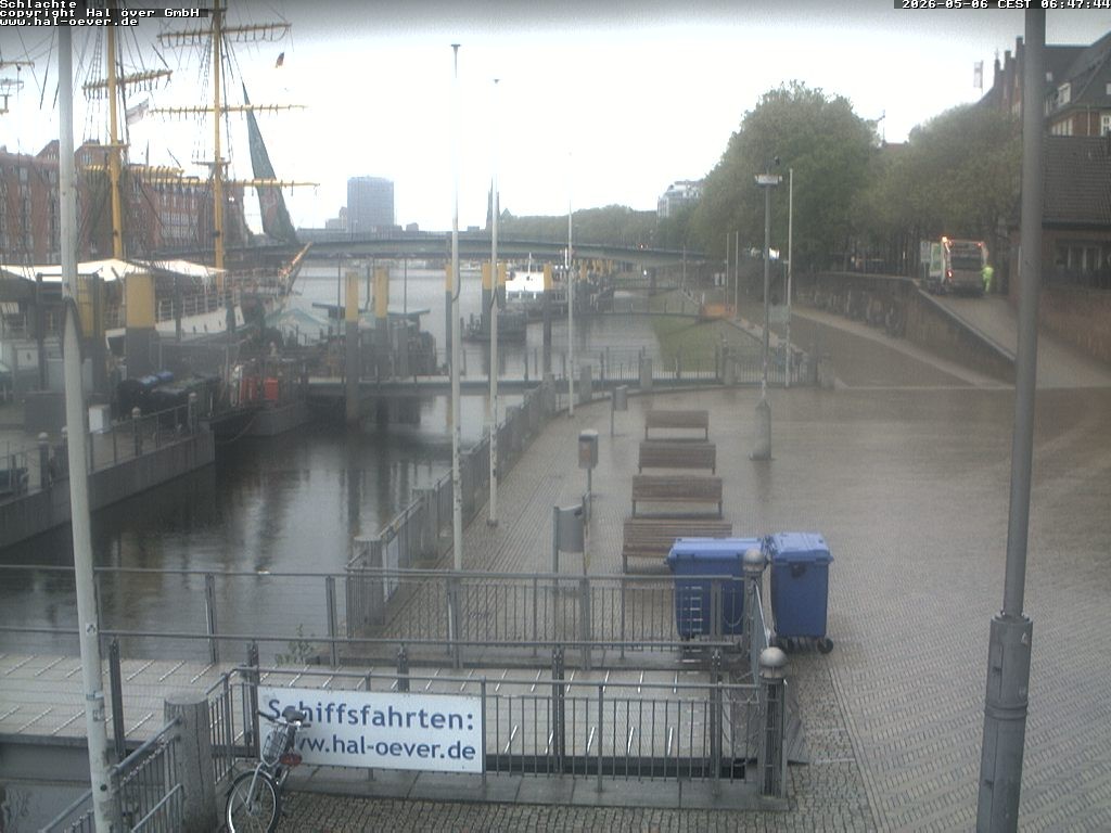 Archiv Foto Webcam Weserpromenade Schlachte Bremen