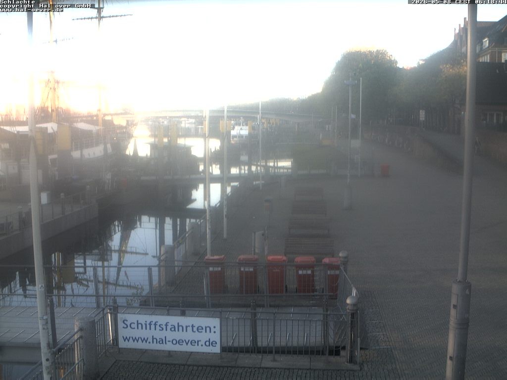 Archiv Foto Webcam Weserpromenade Schlachte Bremen