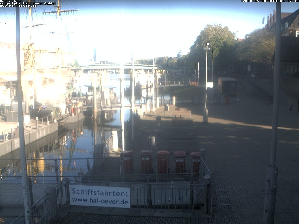Archiv Foto Webcam Weserpromenade Schlachte Bremen