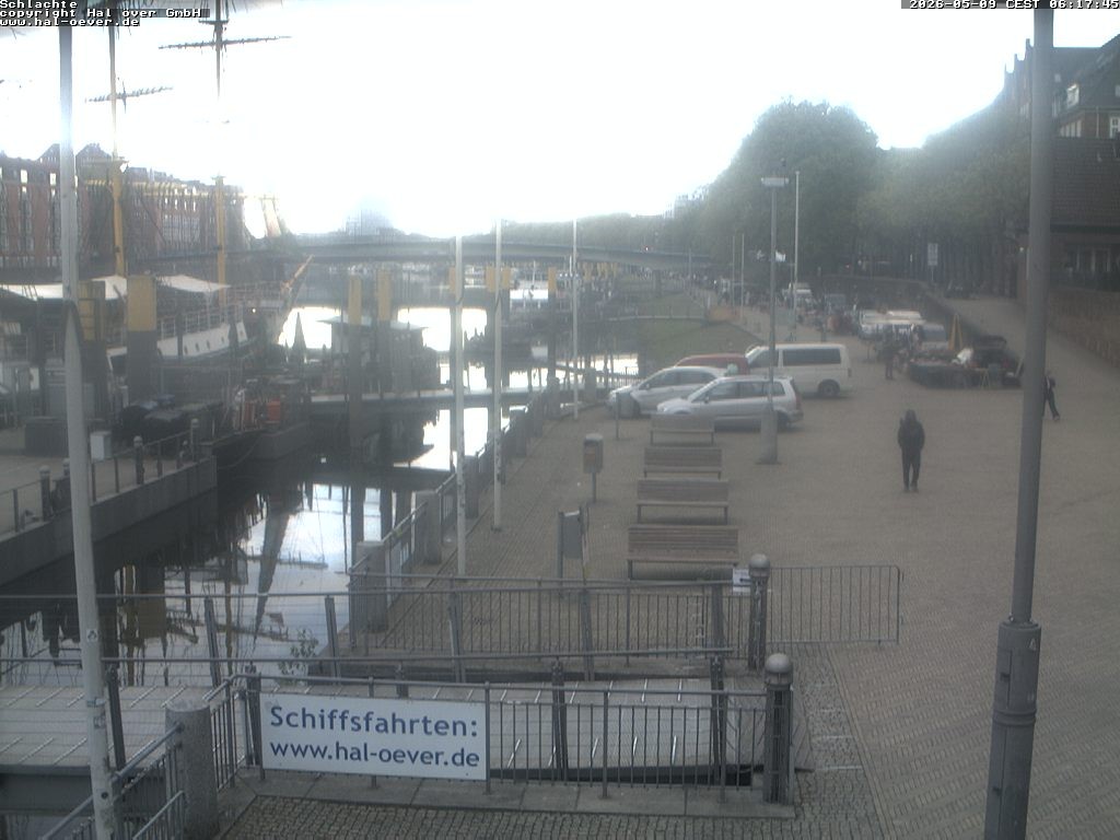 Archiv Foto Webcam Weserpromenade Schlachte Bremen