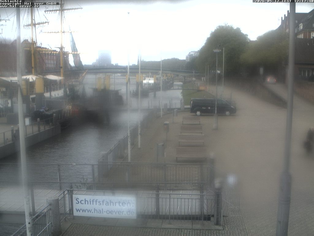 Archiv Foto Webcam Weserpromenade Schlachte Bremen